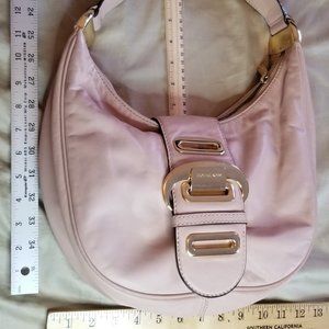 Preloved Michael Kors Pink Leather Hobo